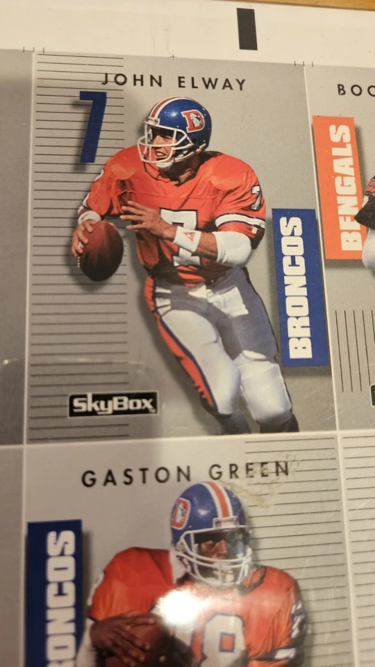 Skybox Primetime Super Bowl XXVII 1993 hoja conmemorativa sin cortar #00281/20.000 Foto 4 de 4