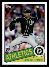 Jesus Luzardo 2020 Topps Chrome Rookie  Card #85TC-10 Oakland Athletics