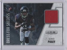 2012 R&S Longevity Dress For Success Rookie Jersey Card #3 DeVier Posey