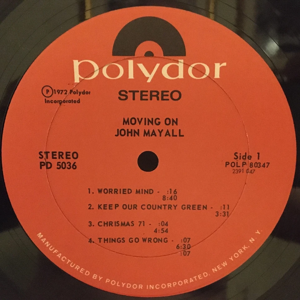 JOHN   MAYALL              LP      MOVING   ON   - Imagem 3 de 4