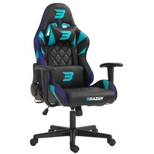 BraZen Valor Mid Back PC Gaming Chair Blue 18472