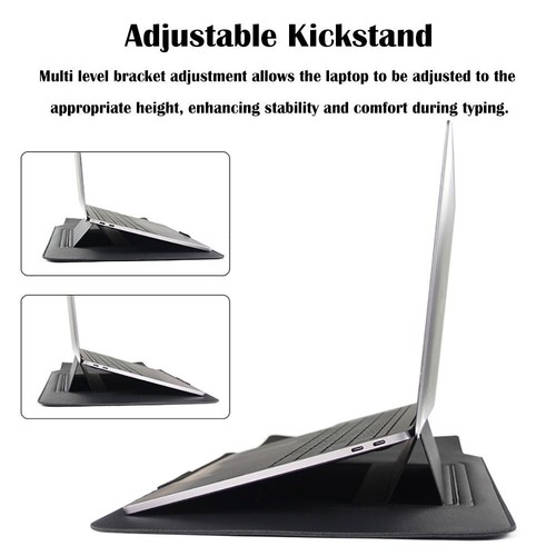 Stoßfest Laptop-Hülle Verstellbarer Ständer Computer tasche Reisen - Afbeelding 5 van 15