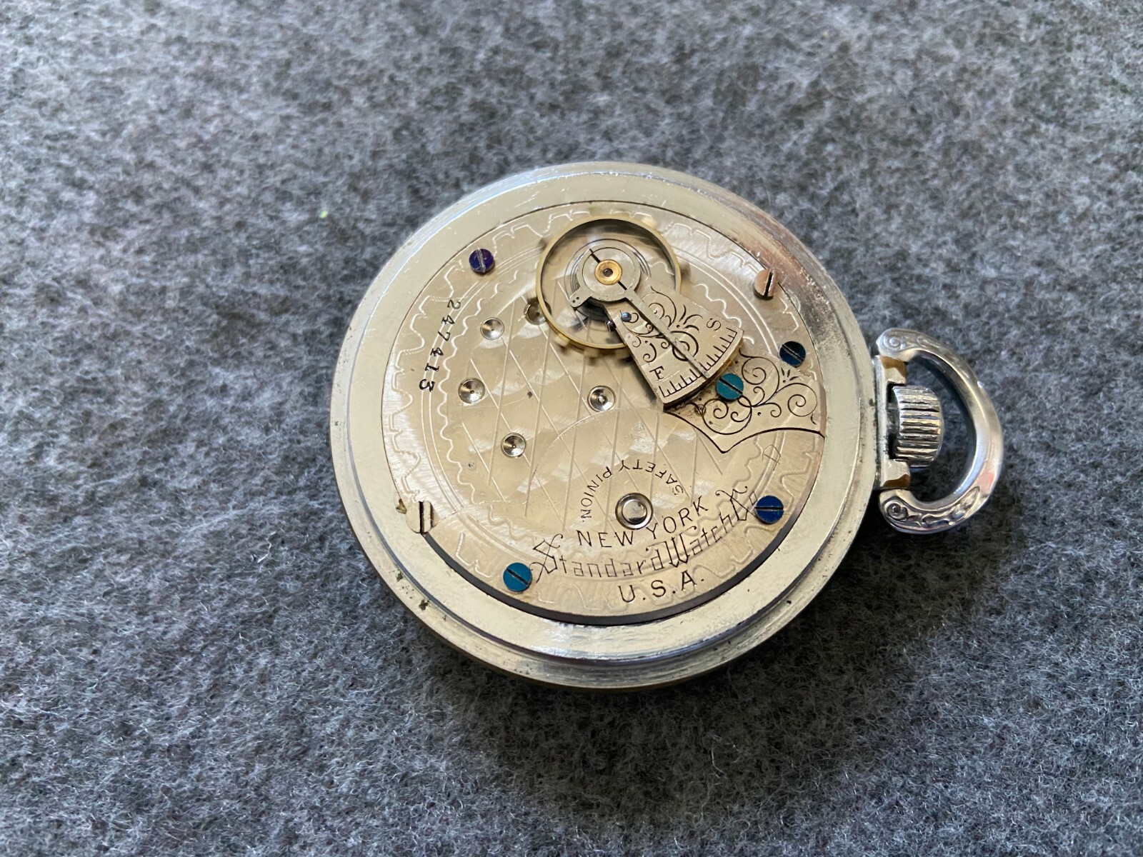 New York Standard Grade 35 Pocket Watch 