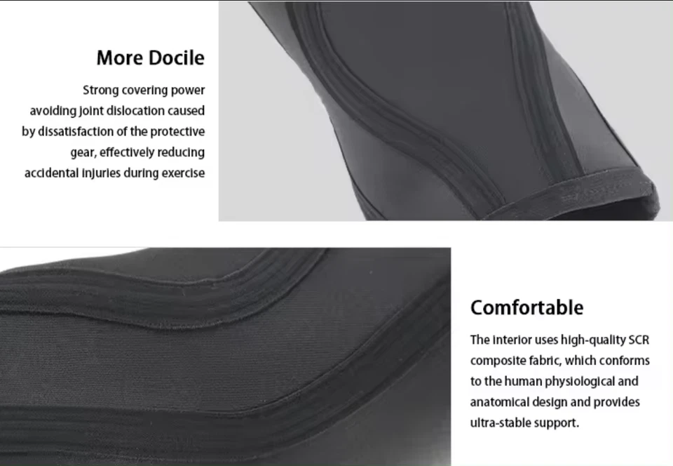 Weight Lifting Gym Neoprene Knee Pads Wraps 7mm Thickness Knee Pad Knee Support - Image 4 of 4