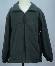 Youth Boy's Columbia Gray/Black Full Zip Fleece Coat/Jacket - Sz 8