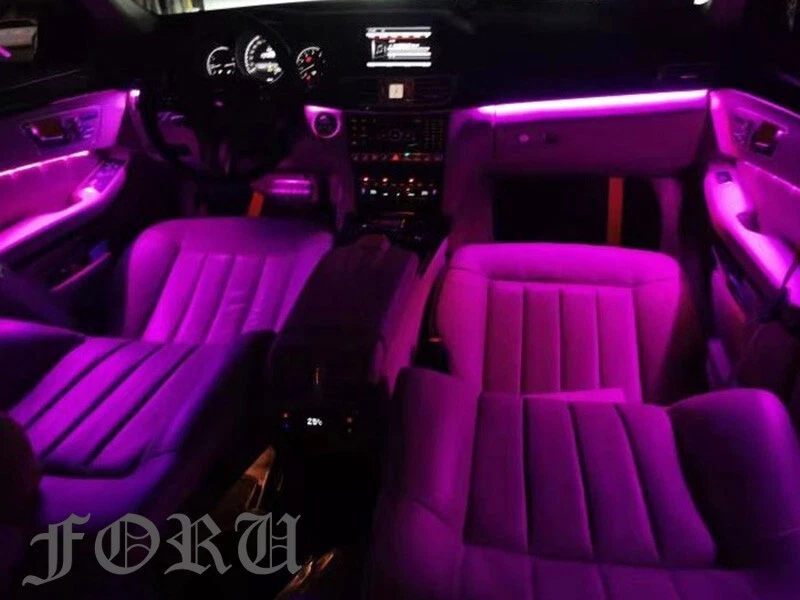 Для Mercedes Benz W218 CLS-класса рассеянный свет 12 цветов детали салона светодиодная отделка - Изображение 4 из 4