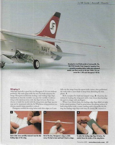 Modelador a escala fina noviembre 2005 1963 Corvette USS Arizona Crusader B-2 Stealth F-16 - Imagen 4 de 24