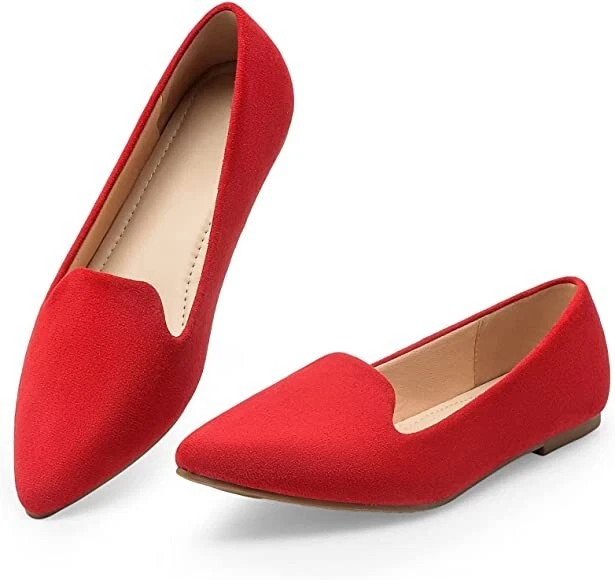Ladies dressy deals flat shoes