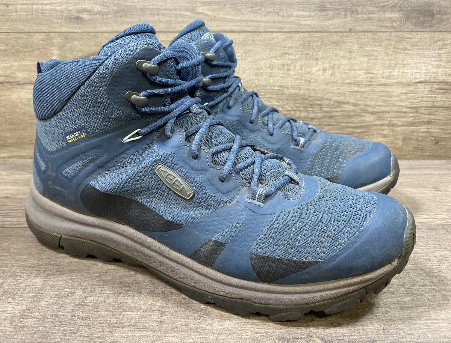 Stivali impermeabili Keen Terradora II KeenDry stivali da campeggio escursionismo blu donna taglia 10