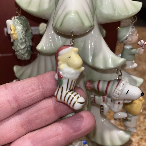 Lenox Peanuts Snoopy And Friends Christmas Tree RARE - Picture 11 of 24
