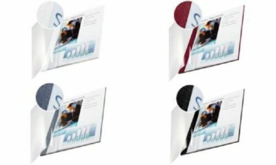 10 Leitz Buchbindemappen Impressbind, Softcover-Bindemappe DIN A4