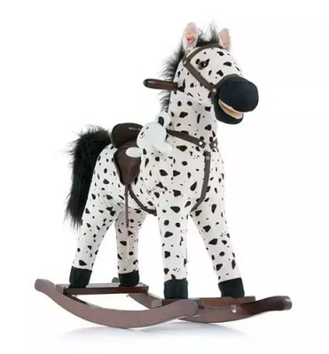 5901761122190 Koń na biegunach Mustang black dot Milly Mally