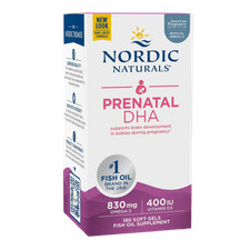 Nordic Naturals Prenatal DHA 830mg (Omega-3 mit Vitamin D3 400IU f&uuml;r schwangere