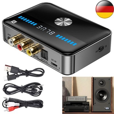 Bluetooth 5.3 Adapter NFC Transmitter Empfänger Sender Receiver Stereo Audio AUX