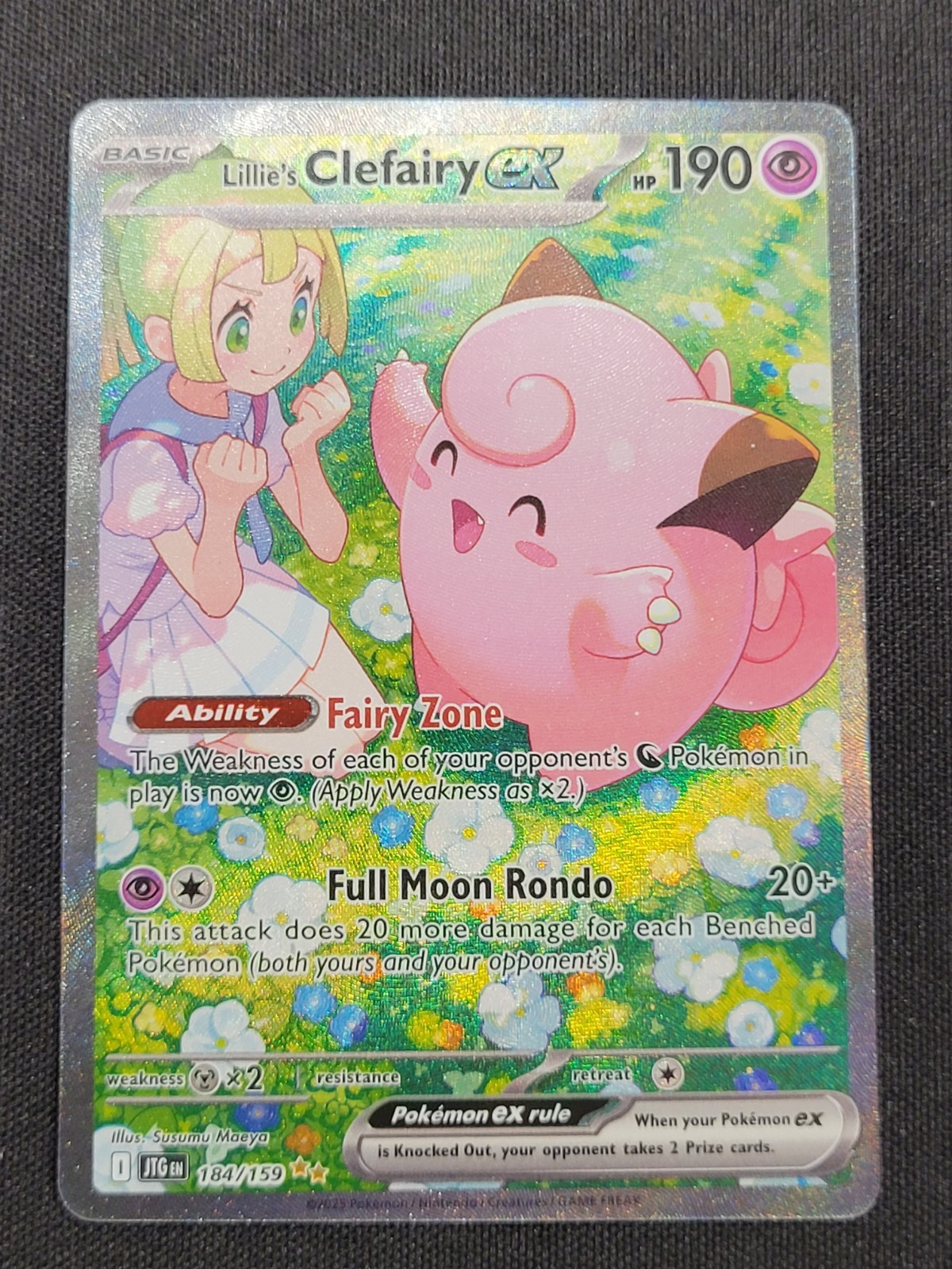 Pokémon S&V Journey Together - Lillie's Clefairy EX - 184/159 SIR