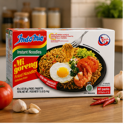 Pack Indomie Mi Goreng Instant Fried Noodles, 3 oz, 40-count | eBay