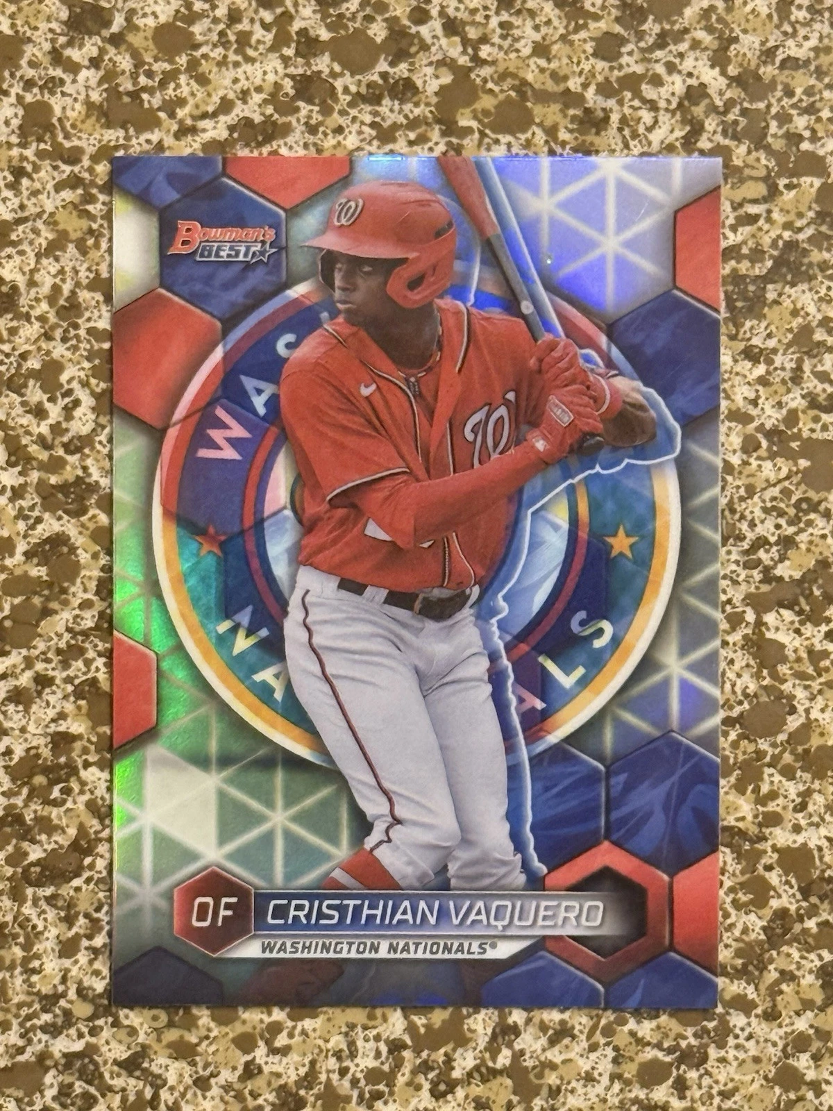 Cristhian Vaquero trading card