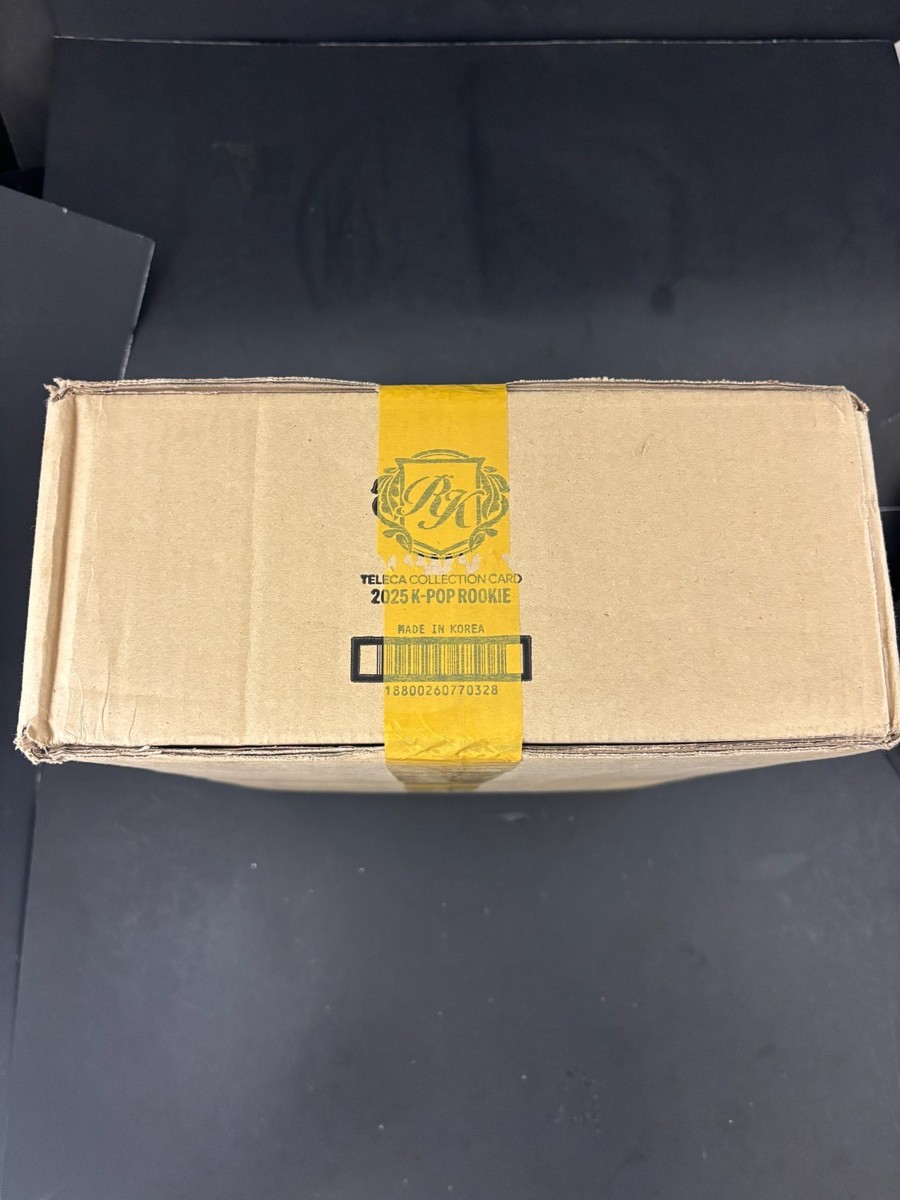 2025 KPOP ROOKIE TELECA COLLECTION CARD SEALED CASE 20 BOXES | eBay