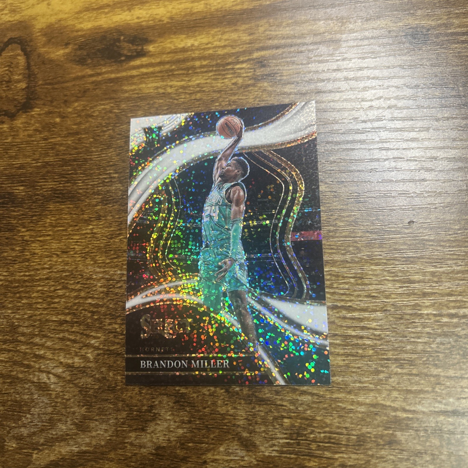 2023-24 Panini Select Courtside Brandon Miller White Sparkle #286 Mark On Back