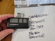 CHAMBERLAIN 953 ESTD HBW7357 3 BUTTON  YELLOW LED   GARAGE DOOR OPENER