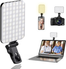 60 LED Portable Selfie Light Video Conference Lighting with Clip  Camera Tripod