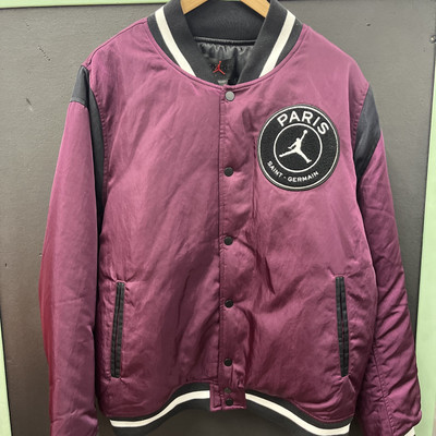 Nike Jordan Paris Saint-Germain PSG Varsity Jacket Size Large CK9665-610 New NWT