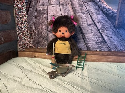 Monchhichi Sekiguchi ca. 20cm Gärtnerin