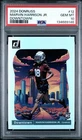 2024 Panini Donruss Downtown! Marvin Harrison Jr. #12 PSA 10 GEM MT Rookie RC SP