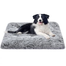 Dog Bed for Medium, Small Dogs Breeds,Deluxe Plush Dog Crate Beds, Comfy Kenn...