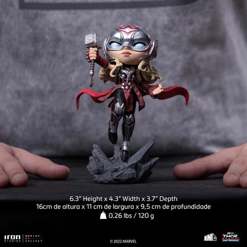 MINICO THOR AMOR Y TRUENO PODEROSO THOR JANE ACOGER ESTATUA DE PVC - Imagen 2 de 7