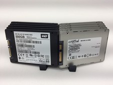 Lot of 10: 500GB SSD 2.5" SATA Solid State drives major brands Replace 512GB