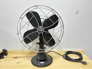 Rare Vintage 1950s 14” Emerson Electric 79846 AQ Oscillating Fan