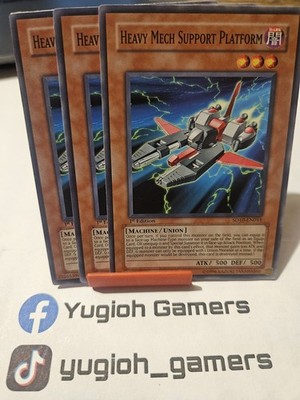 Yu-Gi-Oh Heavy Mech Support Platform X3 SD10 1st Edition Common Light Played 
