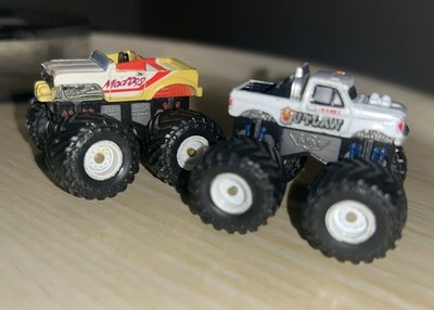 1990 Micro Machines Monster Trucks Lot Of 2 Jerry Outlaw & Mad Dog