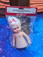 NEW FIBRE CRAFT 5 1/2" T MRS SANTA CLAUS CHRISTMAS AIR FRESHENER DOLL  3427