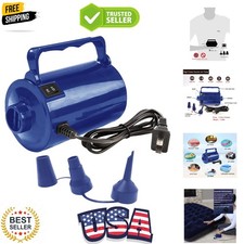 Electric Air Pump for Inflatable Pool Toys - High Power Quick-Fill Air Mattre...
