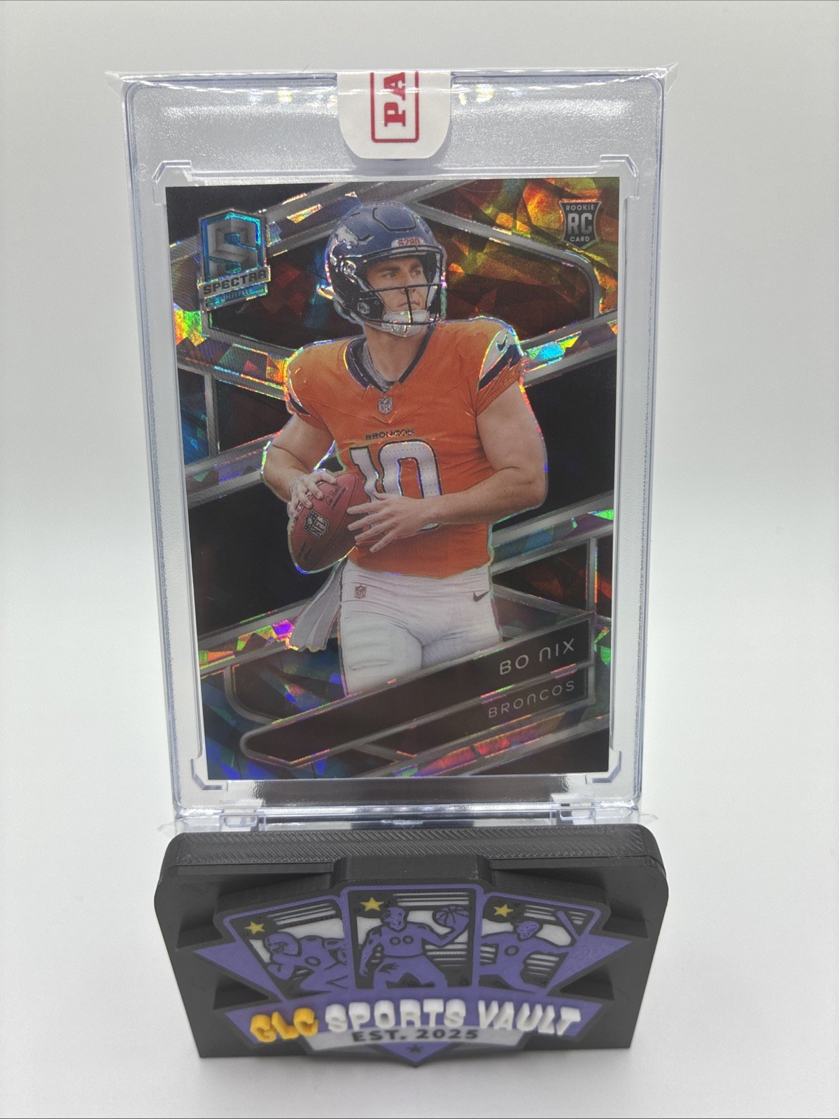 2024 Panini Spectra - Bo Nix #6 Astral Prizm /40 (RC)