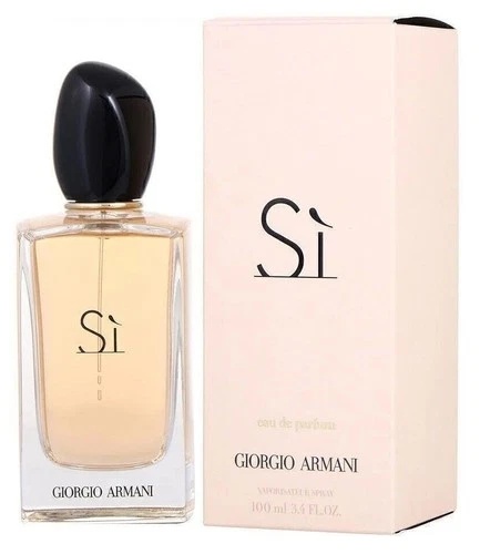 USA- SI By Giorgio Armani Women 3.4OZ 100 ML Eau De Parfum Spray Nib