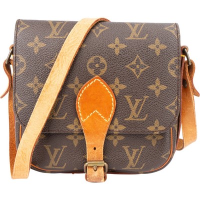 Louis Vuitton Canvas Monogram Cartouchiere PM Crossbody Bag Tasche