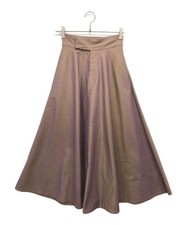 Clane Chambray Circular Skirt Purple Cotton Size 0 Used