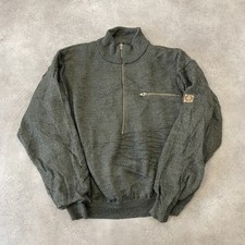 Cabela's Jumper Mens Large Knitted Pullover Windstopper Fleece, Grey