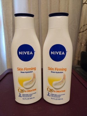 2PK NIVEA Skin Firming Sheer Hydration Body Lotion with Q10 & Creatine 8.4 oz