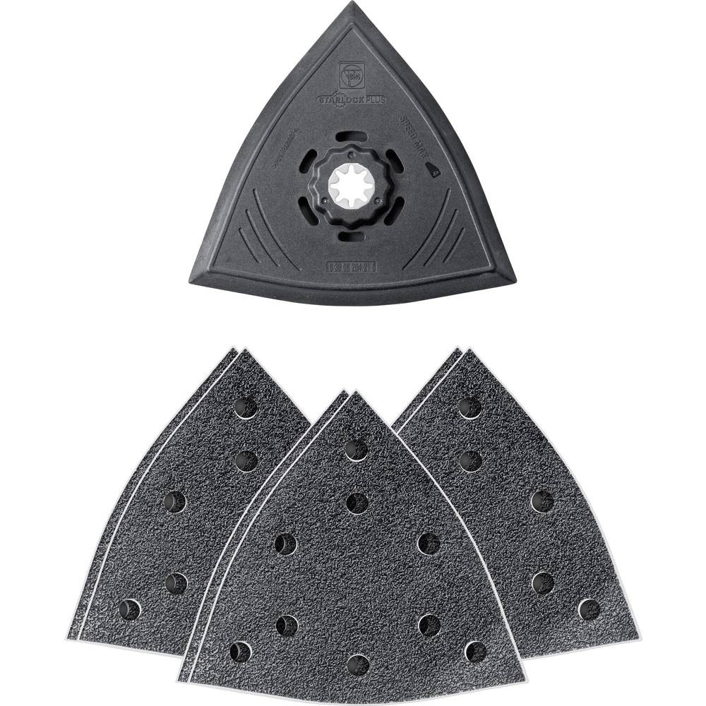 Fein 63806204210 kit ponçage sans trace pour rénover les angles et les meubles anciens