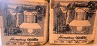Pair NOS Humphrey Opalite Model 9 LP Propane Indoor Gas Lights Silver Gray w/Box — photo 1