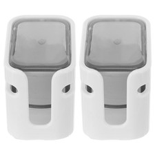 2 Pcs Family Toothbrush Holder Wall Mounted Holders for Bathrooms