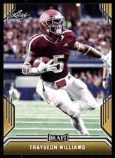 2019 Leaf Draft #68 Trayveon Williams Gold