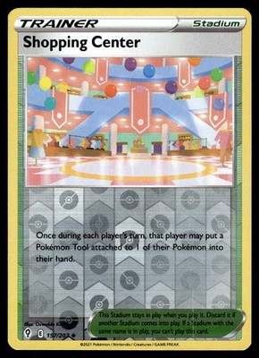 Shopping Center 157/203 Evolving Skies Pokemon Reverse Holo NM Englisch