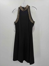 Pre-Owned MICHAEL Michael Kors Black Size 8 Midi Sleeveless Dress