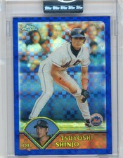 2003 Topps Chrome Xfractor #291 Tsuyoshi Shinjo No 32 of 57