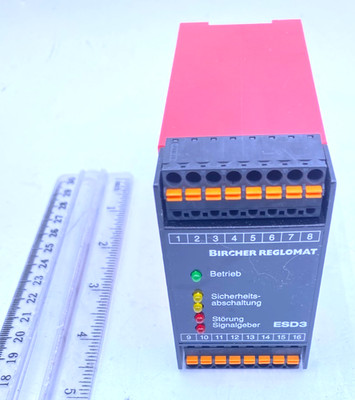 Bircher Reglomat Safety Switching Device ESD3-03-115AC Working
